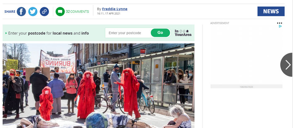 Extinction Rebellion Action