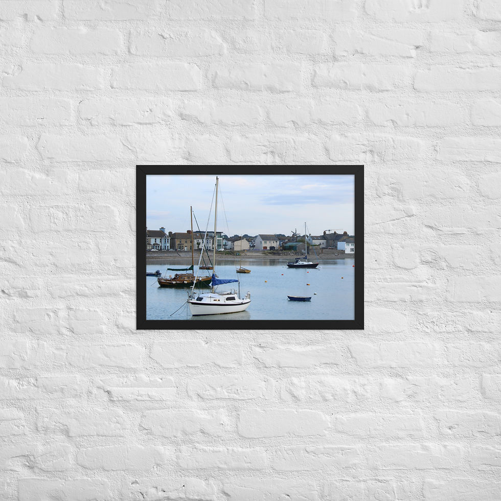 Thumbnail: Skerries Harbour: Morning Stillness – Fine Art Framed Print