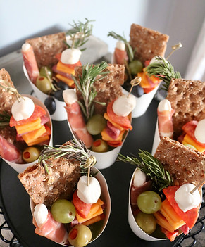 Charcuterie Cups for Pampered in Paris Botox