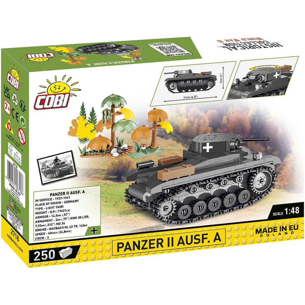 COBI Panzer II Ausf. A, Konstruktionsspielzeug (Maßstab 1:48)