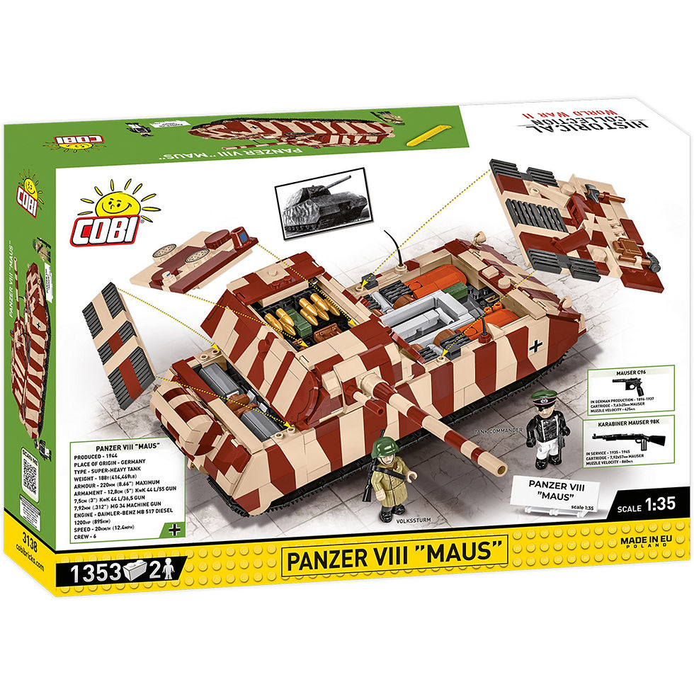 COBI Panzer VIII Maus, Konstruktionsspielzeug (Maßstab 1:35)