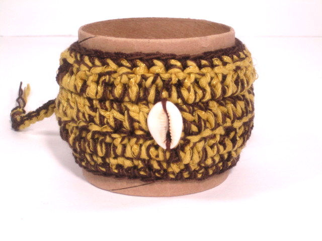 Thumbnail: Arm Band with Cowrie - Choice of 3 Colors