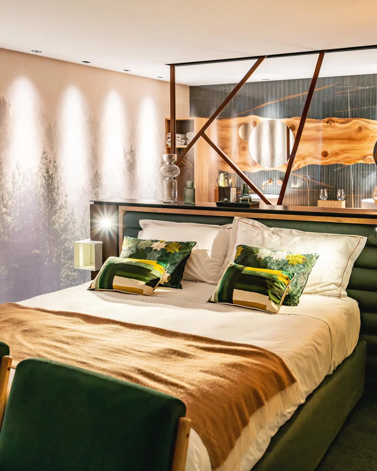 Photographe hôtelier Aix-les-Bains – chambre hôtel luxe élégante moderne