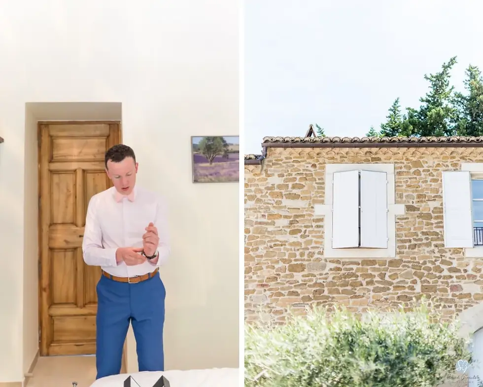 Photographe mariage Haute-Savoie – préparatifs marié bouton manchette mariage