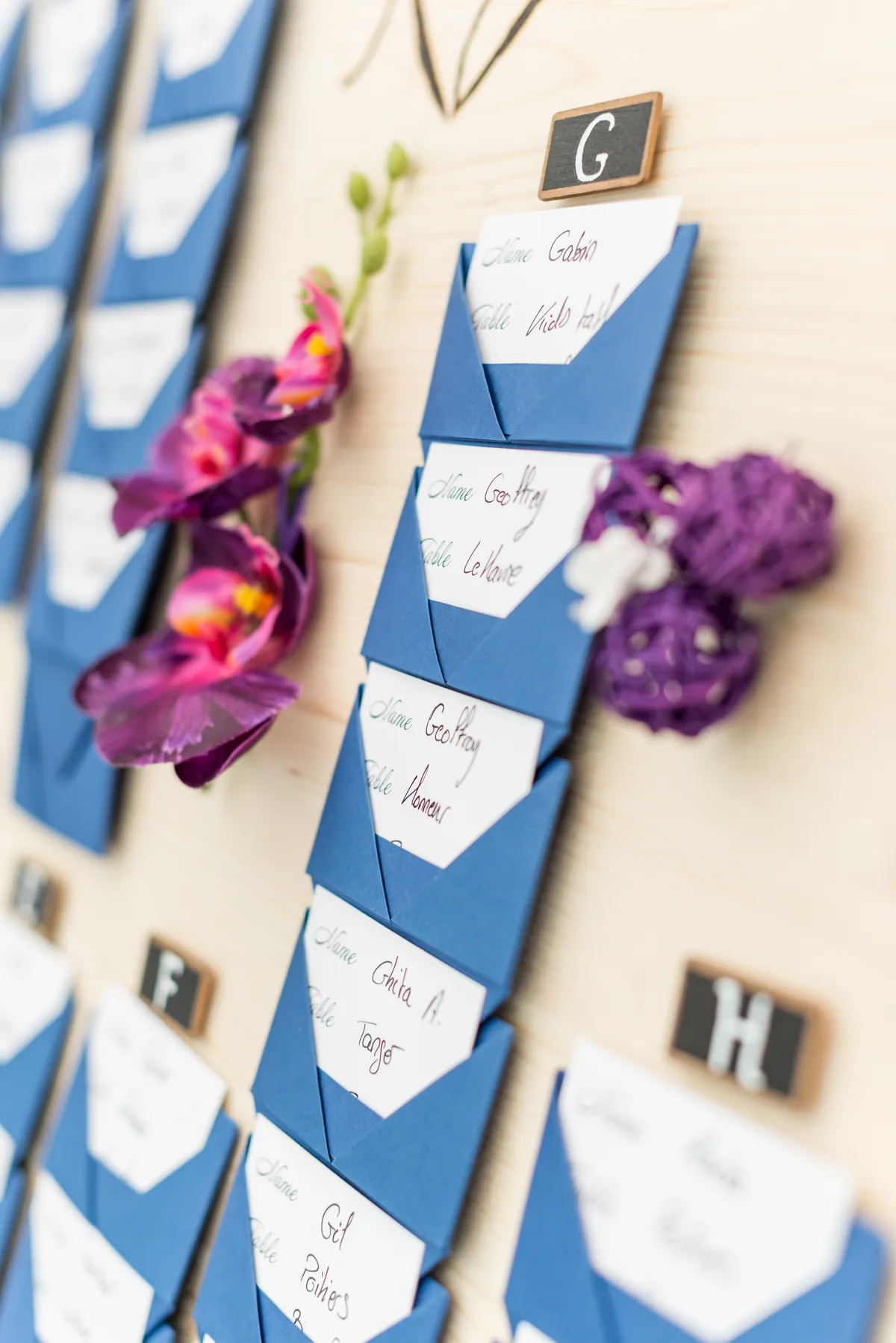Photo mariage Tresserve – détail décoration plan de table mariage