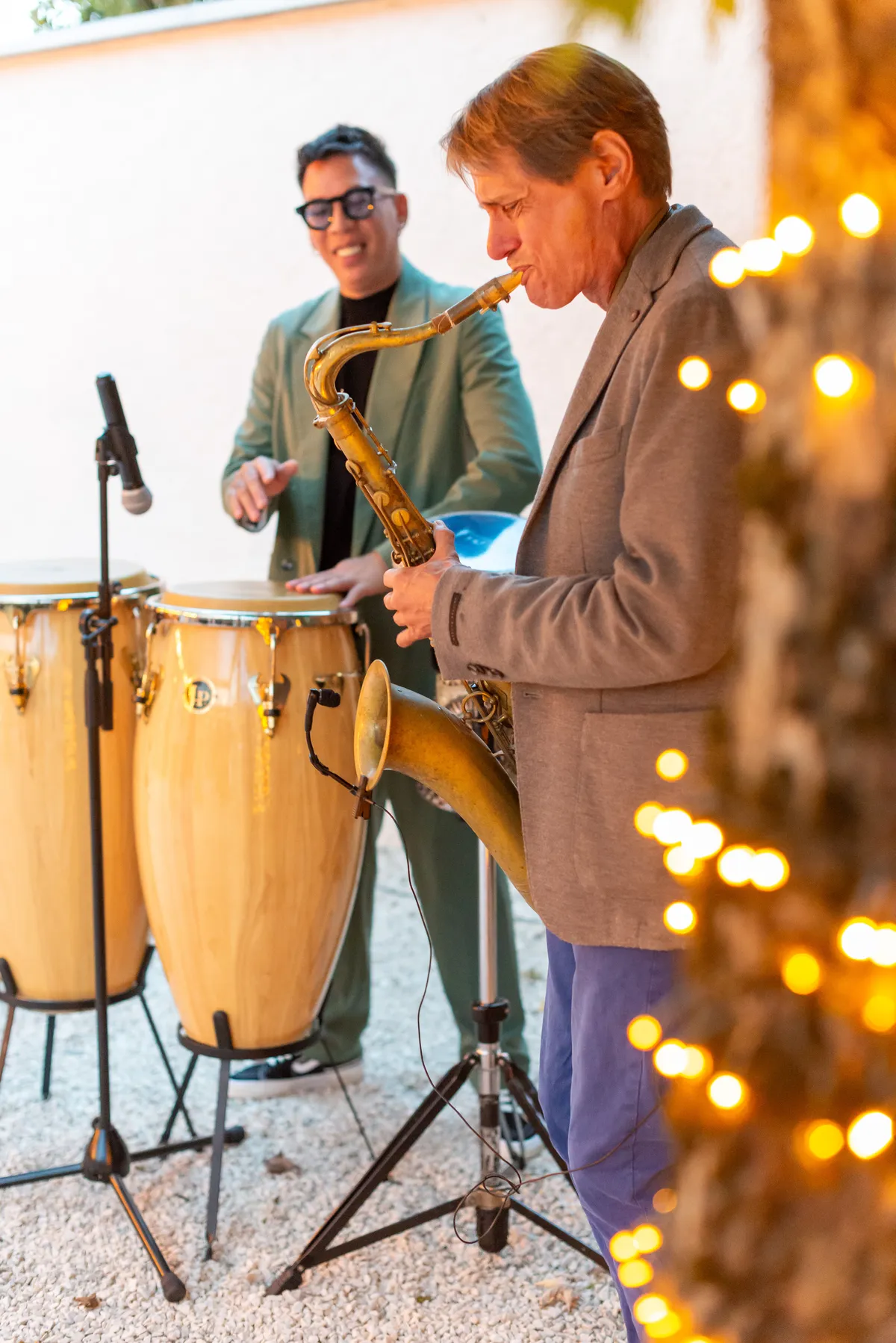 Groupe de musique lors d'un mariage au Clos de Florie en Porte-de-Savoie 