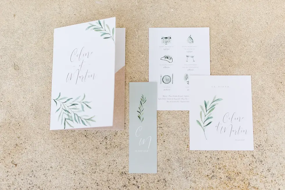 Photo mariage Provence – faire-part mariage esprit provençal Mas Loisonville