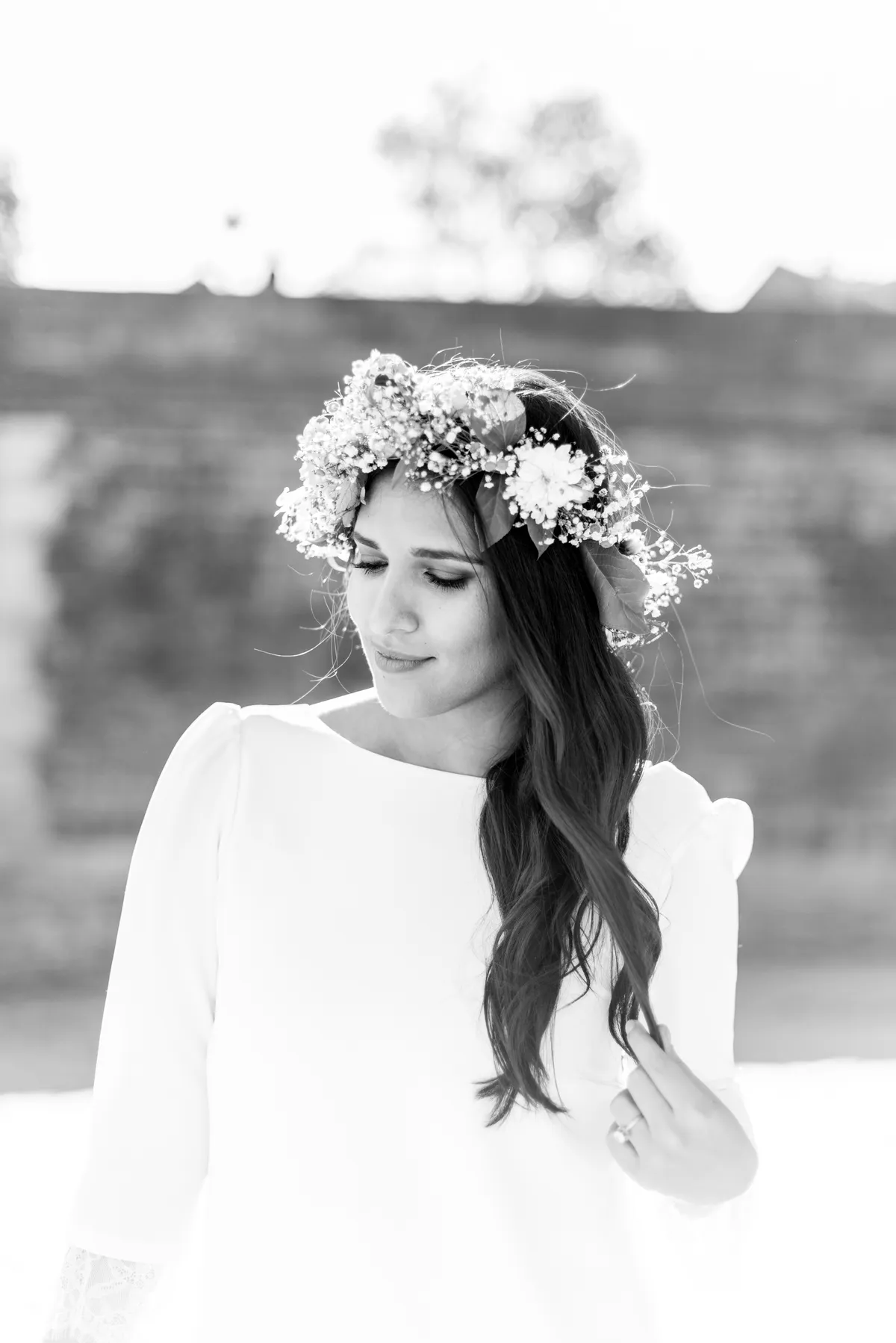 Photographe mariage Annecy – portrait mariée mariage champetre