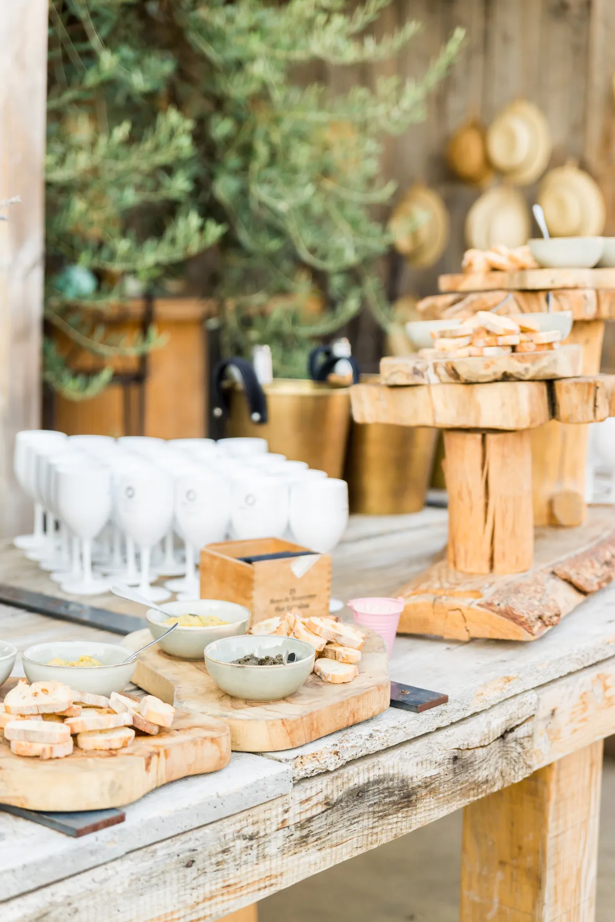 Photo mariage Savoie – détail buffet vin d'honneur mariage