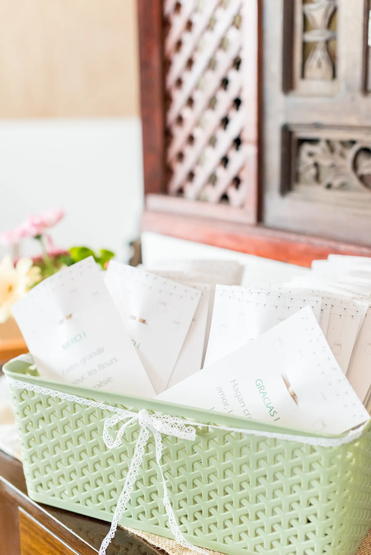 Photographe mariage Savoie – détail cadeaux invités décoration mariage