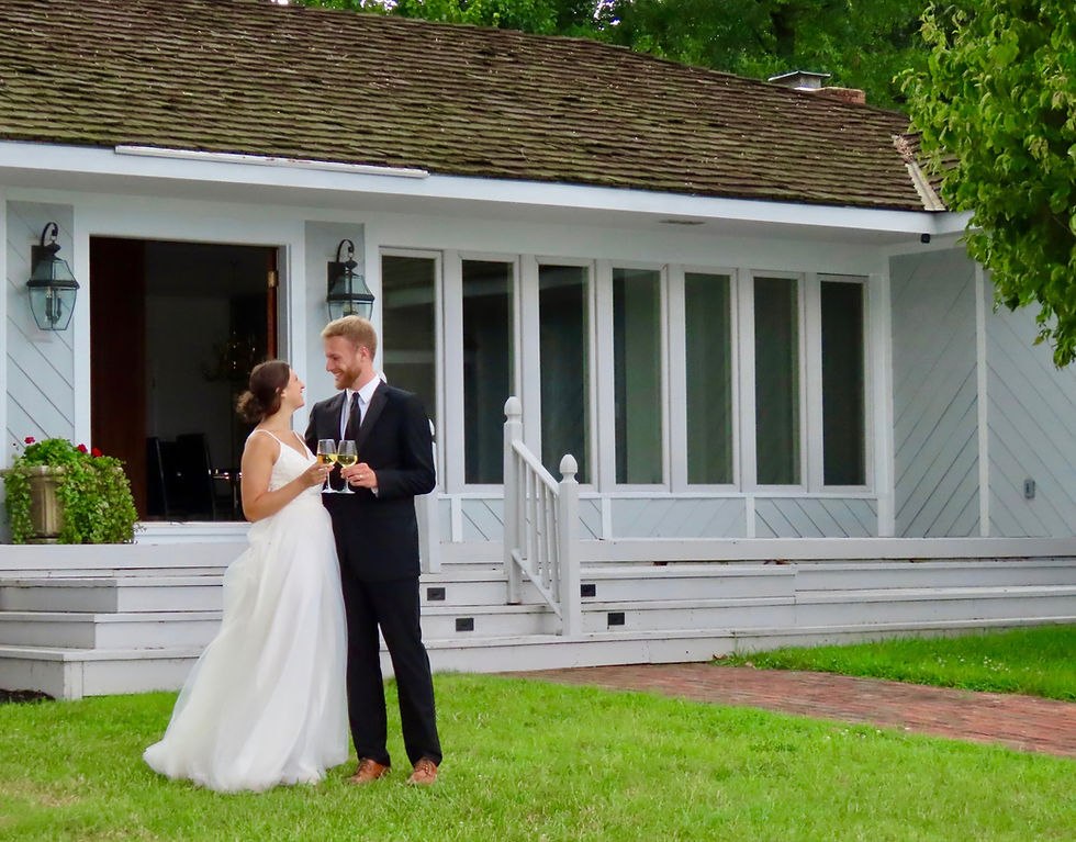 Virginia is for Lovers at Kateri weddings located in scenic Augusta County. A newlywed couple enjoys a special moment with the backdrop of Kateri's estate