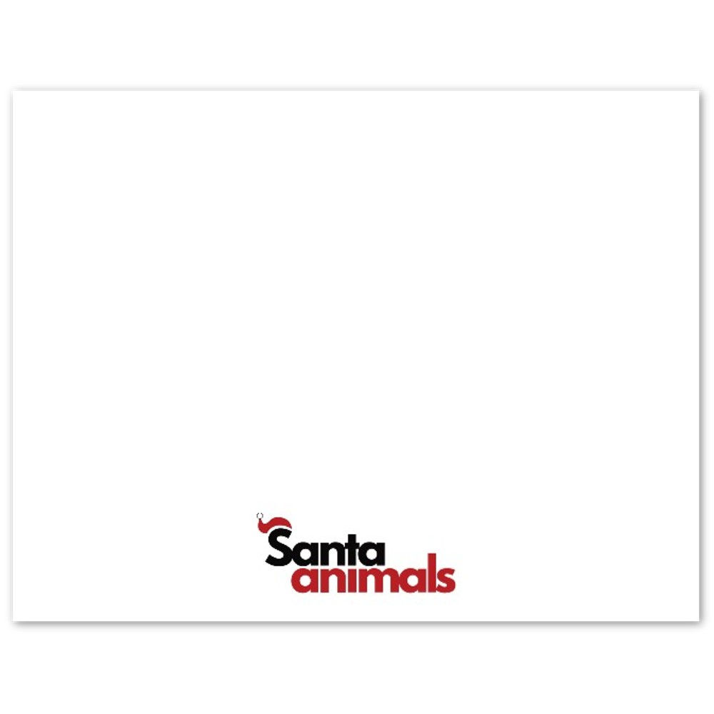 Santa Chameleon Cards Set