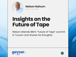 The Future of Tape: Insights from IBM’s “Future of Tape” Summit