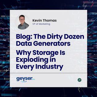 Meet the Dirty Dozen Data Offenders: Why Storage Is Exploding in Every Industry