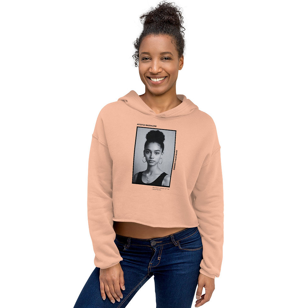 Thumbnail: Magdalene Crop Hoodie with frame