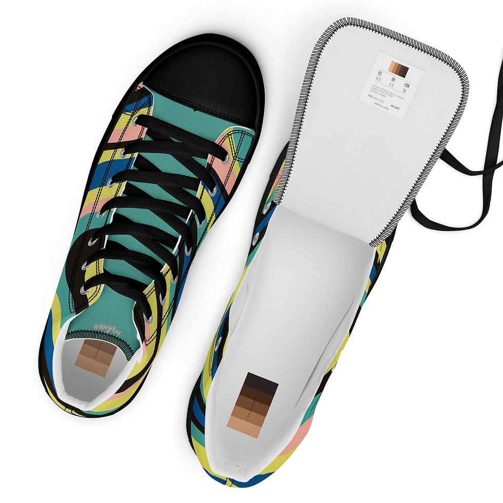 Thumbnail: AquaMayne Women’s high top canvas shoes