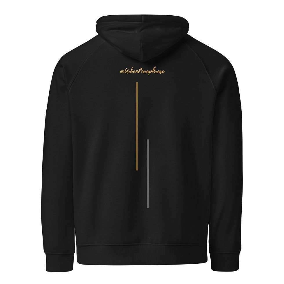 Thumbnail: HBCU-ish Gold Unisex raglan hoodie
