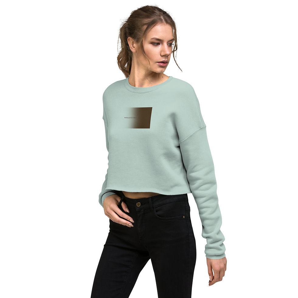Thumbnail: Marvelously Made Crop Sweatshirt