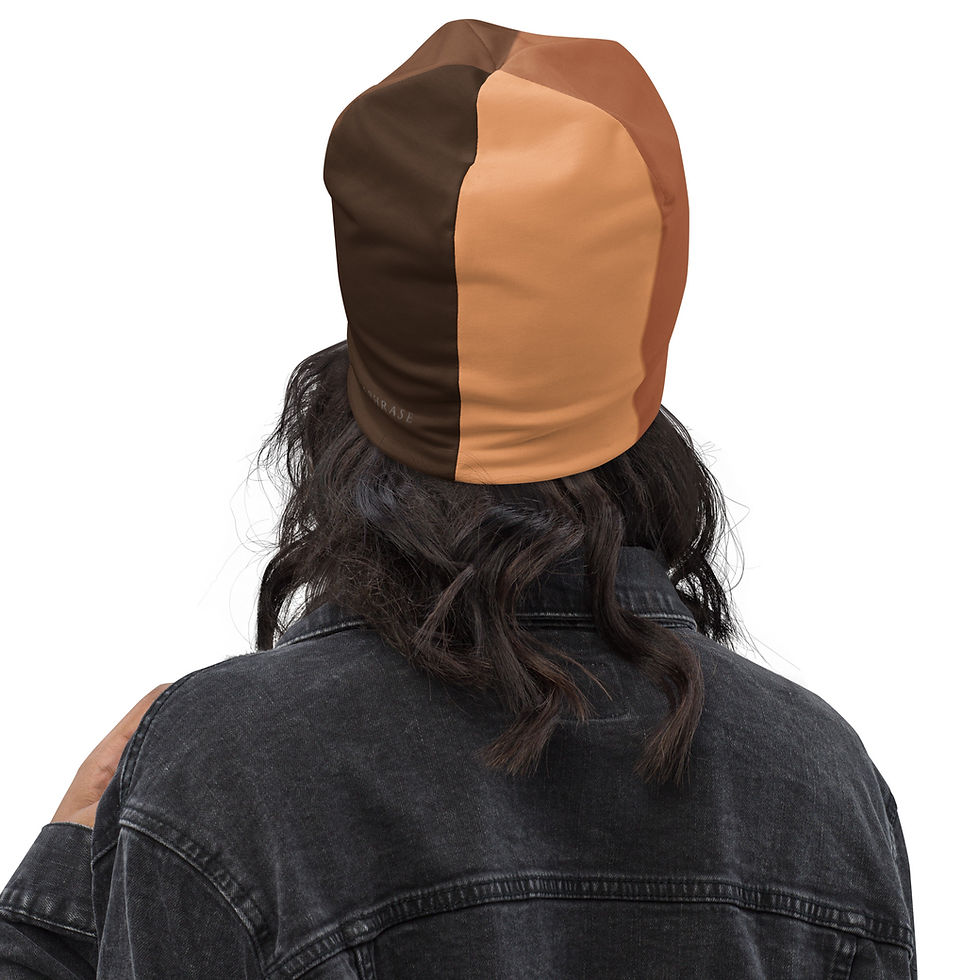 Thumbnail: Shades of Africa Brownish Beanie
