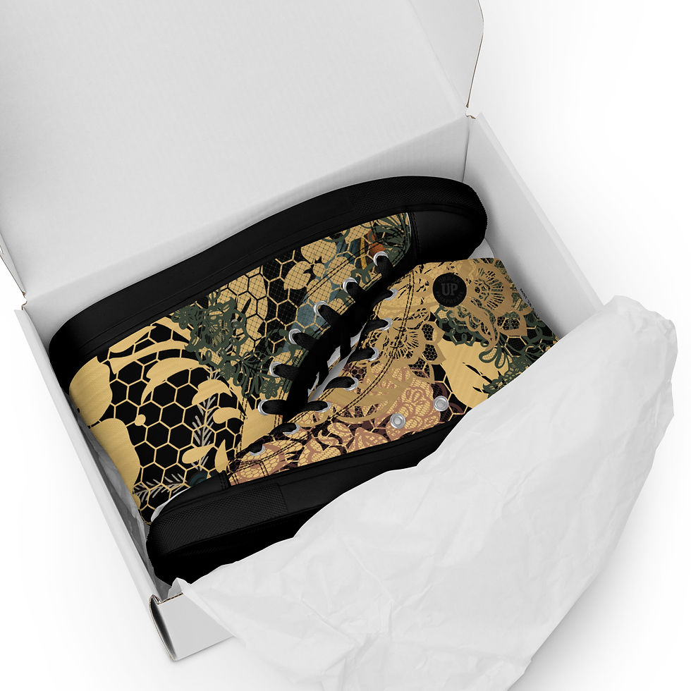 Thumbnail: Bel-Air Women’s high top canvas shoes