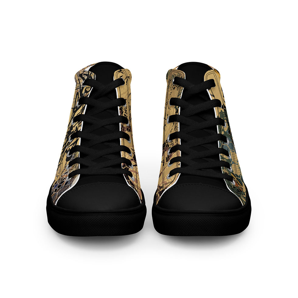 Thumbnail: Bel-Air Men’s high top canvas shoes