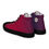 Thumbnail: Navy Blue 'n Red (fade) Men’s high top canvas shoes