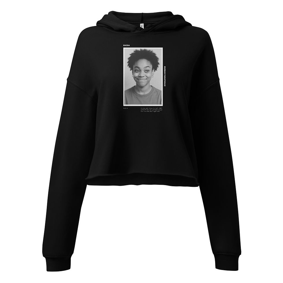 Thumbnail: Rhoda Crop Hoodie with frame