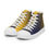 Thumbnail: Gold 'n Blue (fade) Men’s high top canvas shoes