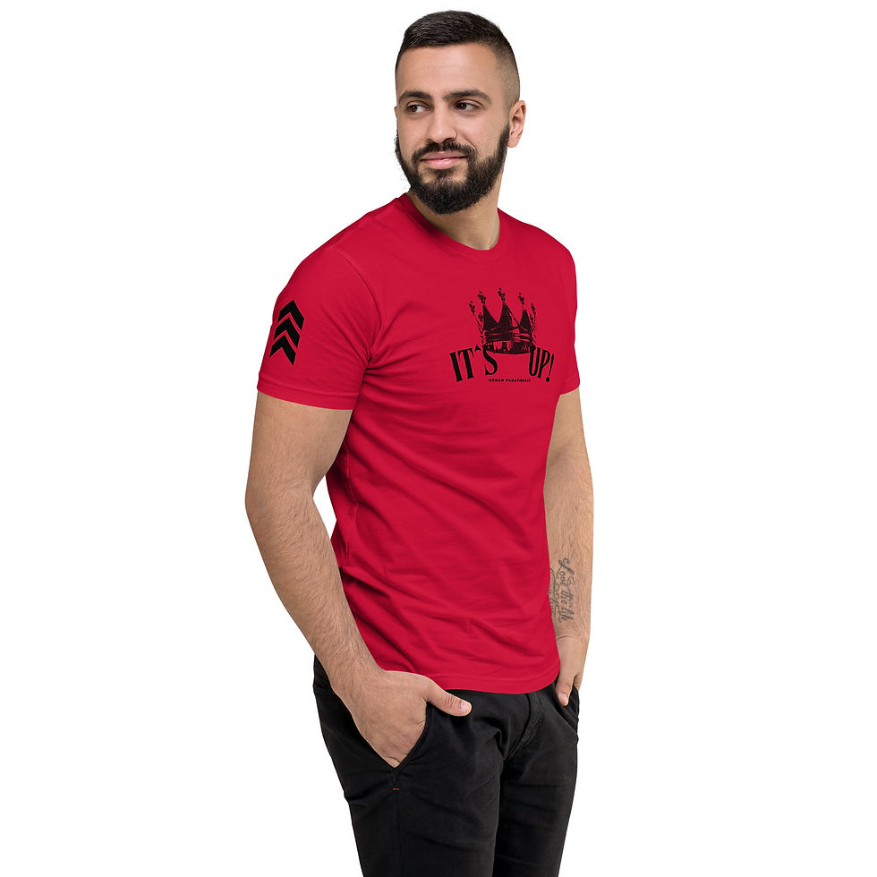Thumbnail: It's Up (Urban Paraphrase) black script T-shirt