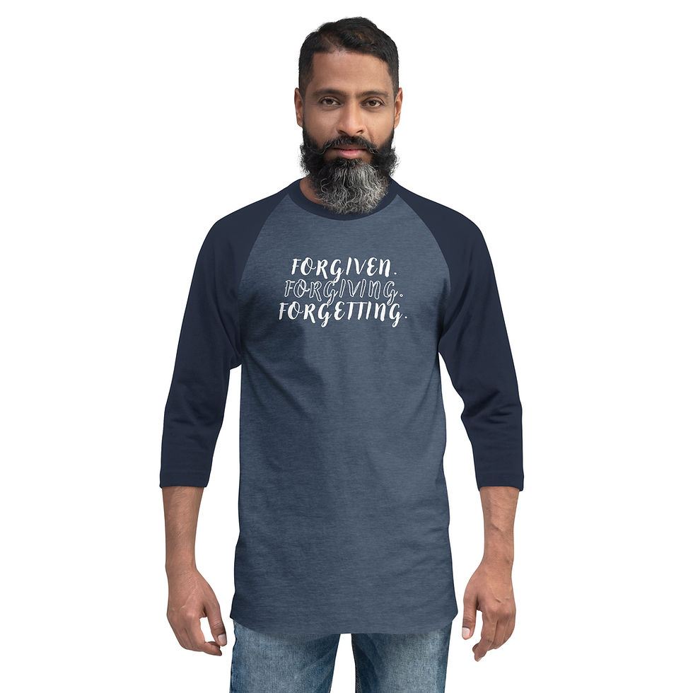 Thumbnail: Forgive & Forget raglan shirt