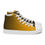 Thumbnail: (HBCUΘ)Black 'n Gold Men’s high top canvas shoes