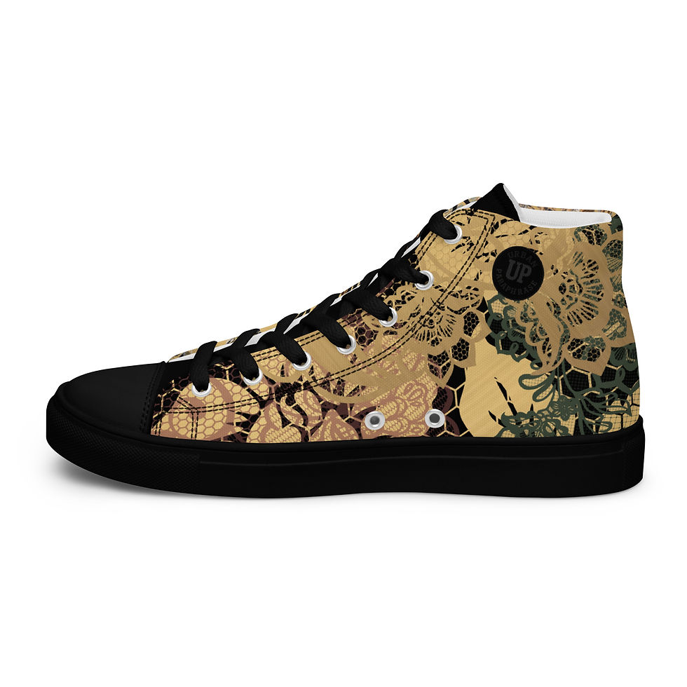 Thumbnail: Bel-Air Men’s high top canvas shoes