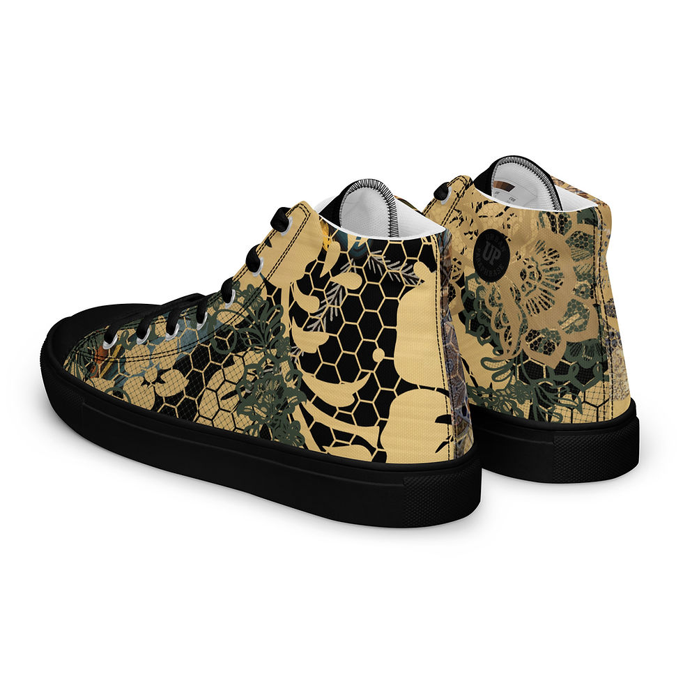 Thumbnail: Bel-Air Men’s high top canvas shoes