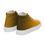 Thumbnail: (HBCUΘ)Black 'n Gold Men’s high top canvas shoes