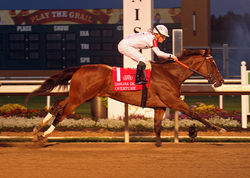 Overture and Julien Leparoux stretch to 