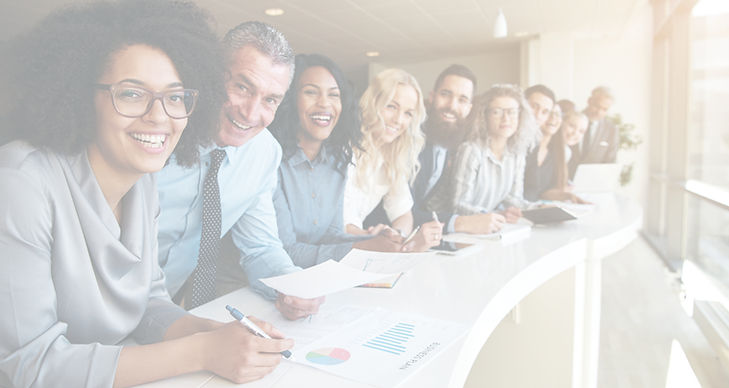 Team collaborating in a consulting meeting
