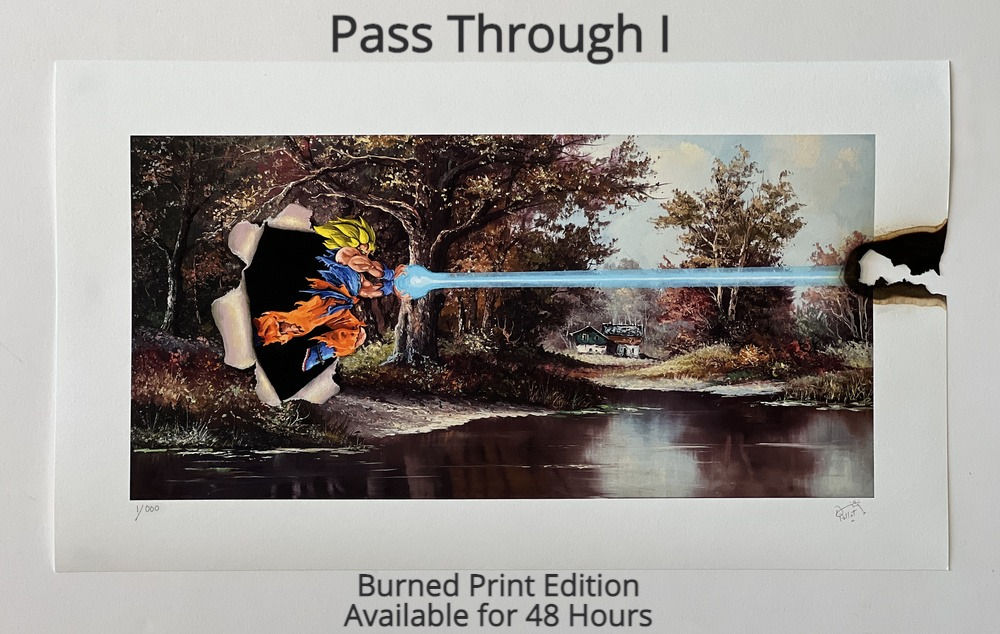 Pass Through I - Burned Print - Special Print Release