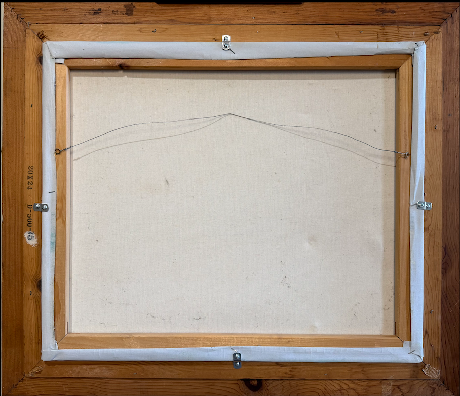 Thumbnail: 'Shared Goals' - Original Oil on Found Art by Dave Pollot