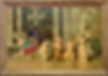 'Two Party Circus' - Original Oil on Found Art by Dave Pollot