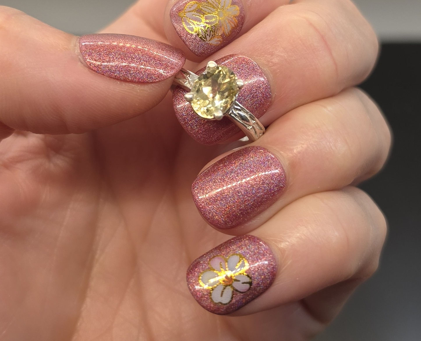 Lemon Quartz Ring