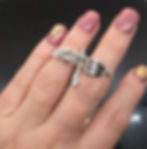 Thumbnail: Dragonfly Double Finger Ring