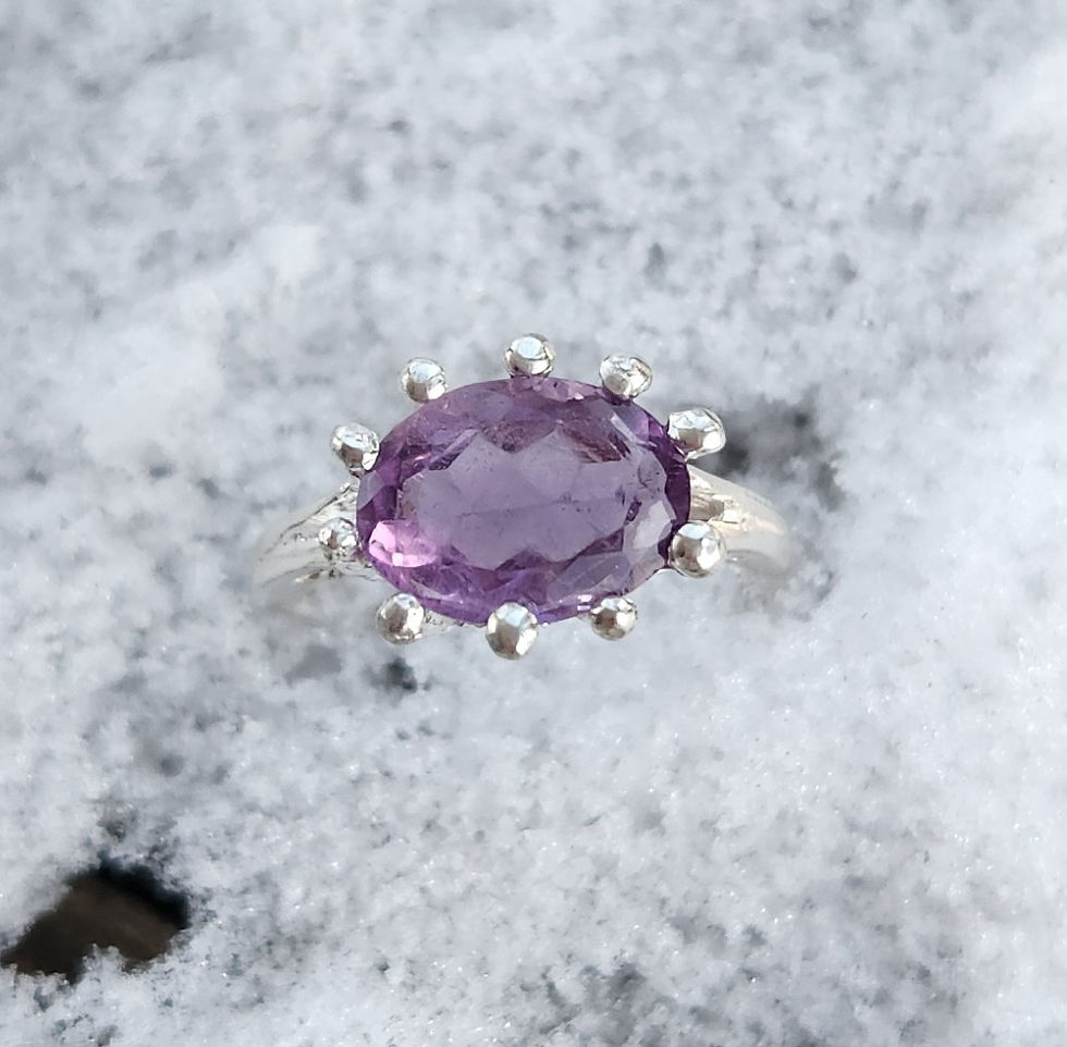 Thumbnail: Lavender Amethyst Ring