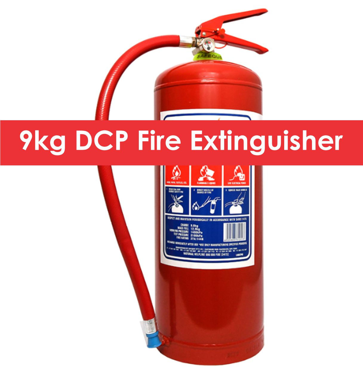 9kg DCP Fire Extinguisher