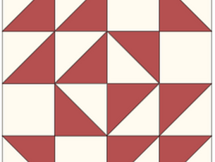 ladies' wreath quilt block pattern 