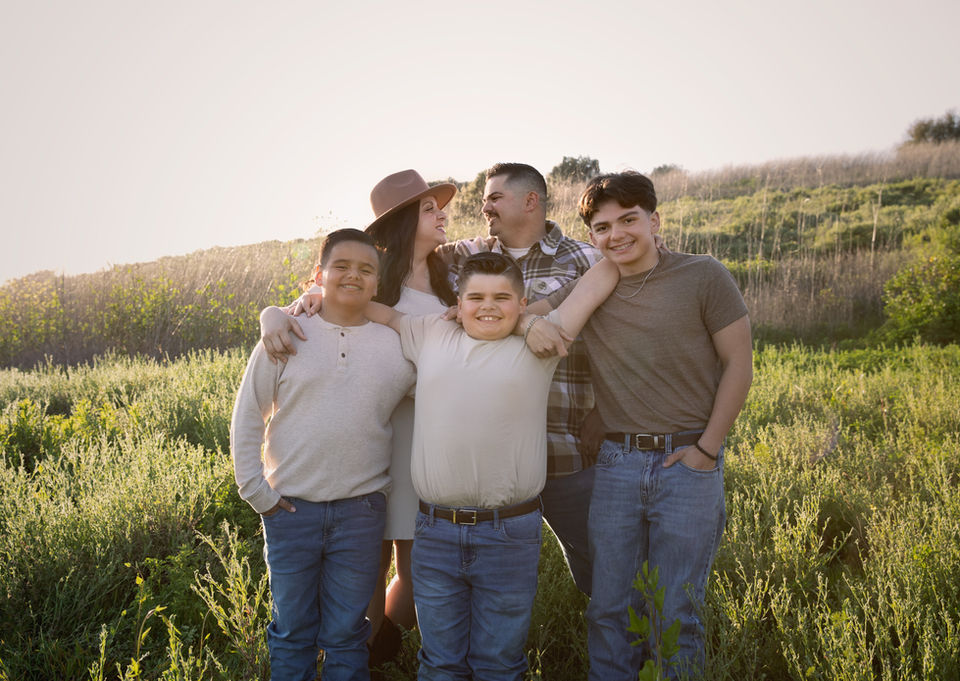 full family session, rancho Palos verdes estates,