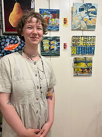 Emma with her work.jpg