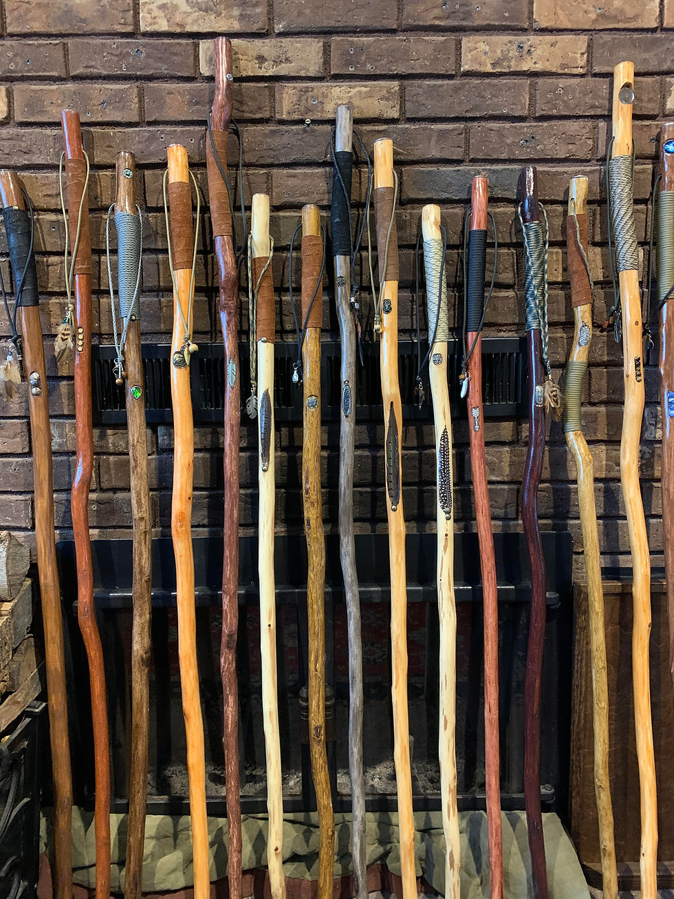 Pre-made Hiking Sticks