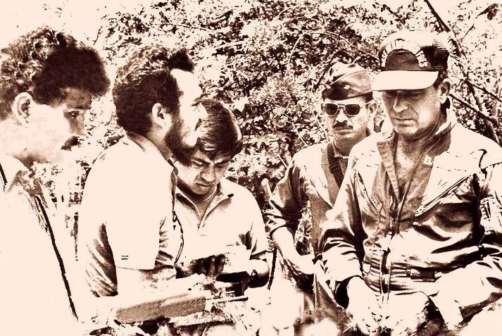 Joel Burgos, Francisco Valencia y Alberto Barrera