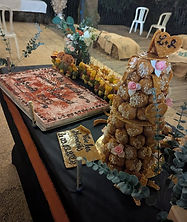 Présentation d'un café gourmand de mariage