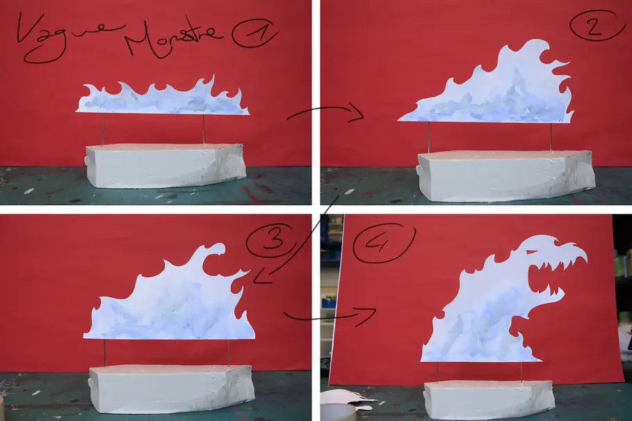 Making of - Vague en papier